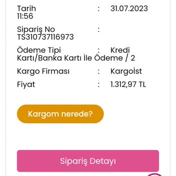 Modaselvim Sipariş Sıkıntısı