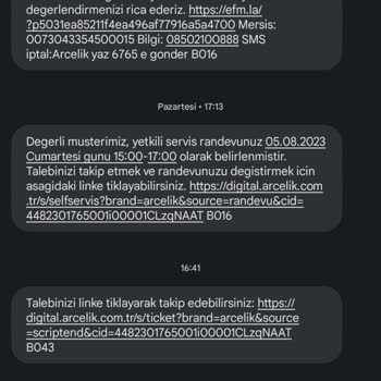 Arçelik KM1010 Servis Kurulumu Beceriksizliği