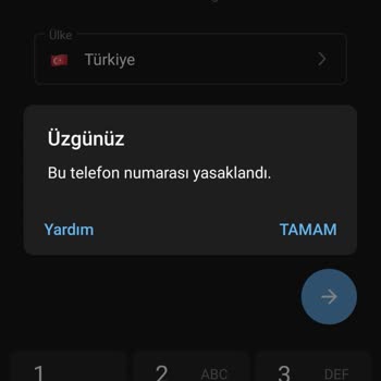 Telegram Hesabım Yasaklı