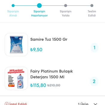 A101 Siparişim Hala Hazırlanıyor