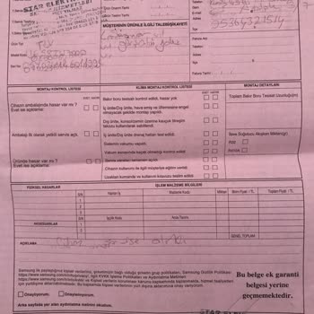 Samsung Televizyon Değişim Ayıbı