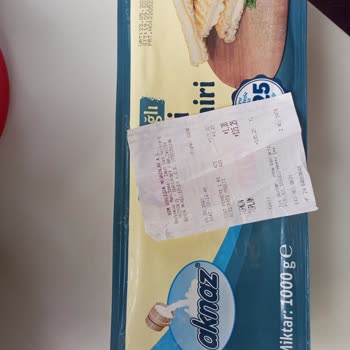 BİM Personeli Tarafından Önerilen Bozuk Aknaz Dilimli Tost Peyniri