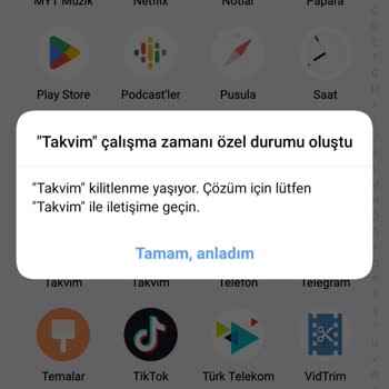 Vivo Takvim Sorunu Takvim Kilitli Uyarısı Veriyor