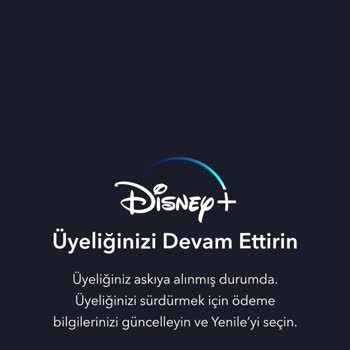 Disney+ Sürekli Ödeme Sayfasına Yönlendiriyor