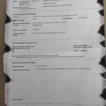 Technopc Teknik Servis Sıkıntısı