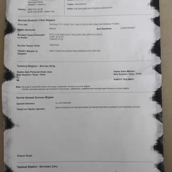 Technopc Teknik Servis Sıkıntısı