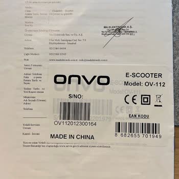 Onvo Yetkili Servis Sorumsuzluğu
