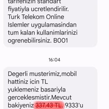 TT Mobil Faturasız Hesabımda Ücret Olduğu Halde Paketimi Aktif Etmedi!