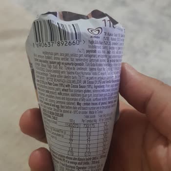 Algida Dondurma Paketleri Yırtık Ve Deforme Olmuş