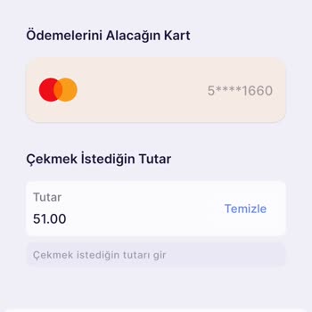 Glocalzone Uygulama Üzerinden Paramı Çekemiyorum