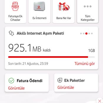 Vodafone Net Fatura Aşımı Ve İade Talebi