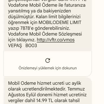 Vodafone Pay Üyeliği İptal Et