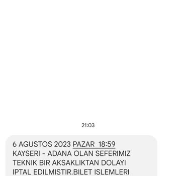 Enuygun.com 'dan Bilet Aldık, Sefer İptal Oldu Ve Para İadesi Geç Yatacak