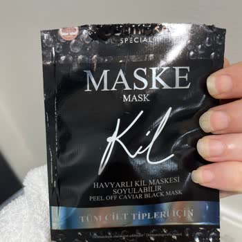 Dermokil Havyarlı Soyulabilir Siyah Kil Maskesi Yüzümde Yanma Yaptı