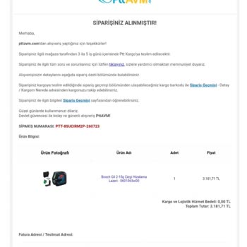 PttAVM Boss Lazer Almıştım