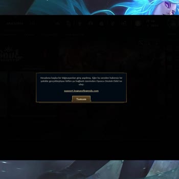 League Of Legends Giriş Hatası Alıyorum