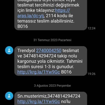 Aras Kargo Malatya Sanayi Şubesi Kargomu Teslim Etmiyor
