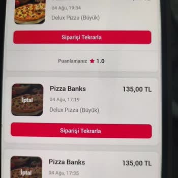 Yemeksepeti Yalan Attığımız Beyan Ederek İade Yapılmıyor.
