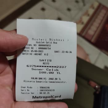 Özdilek AVM Almadığımız Hizmetin Bedelini Ödedik