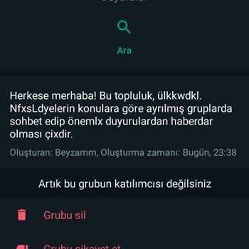 WhatsApp Grup Birleştirme