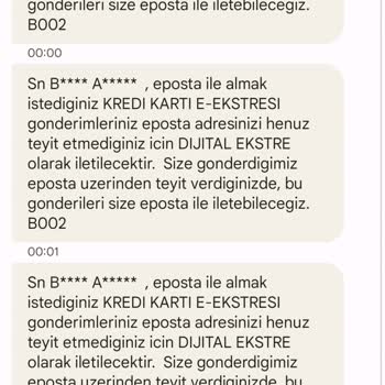 QNB Finansbank Dakikada 5 Adet Bilgilendirme Mesajı Geliyor