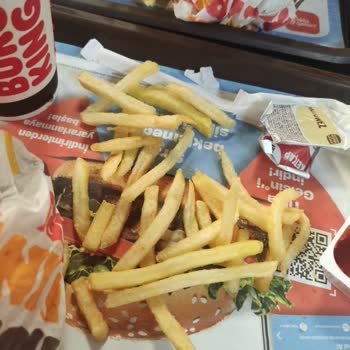 Burger King Restoranda Da Buz Gibi Yemeyelim