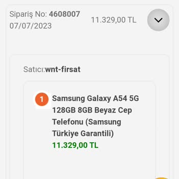 Wnt.com- Samsung Telefon Kargoya Verilmeyen Sipariş