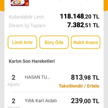 VakıfBank Kredi Kartı Aidatı