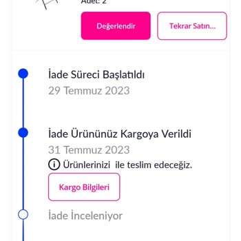Pazarama İade Tutarının Yapılmaması