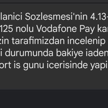Vodafone Pay Kart Bloke Olması