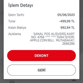 Apple Bil İzinsiz Para Çekimi