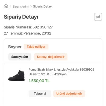 Boyner Ürün Ücreti Tarafıma Yatmaması