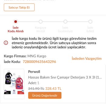 Trendyol İade Ücretim Yatmadı