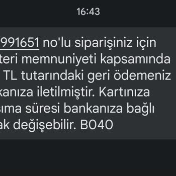 Arby's Firmasının İade Ücretini Yatırmaması