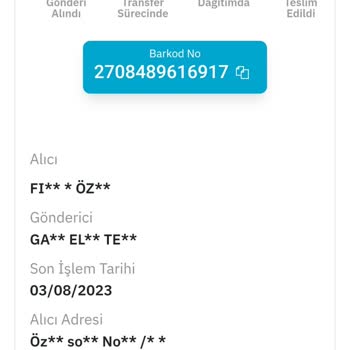 Epttavm PTT Kayıp Kargo