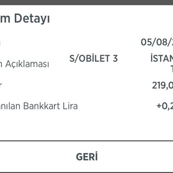 Obilet Bilet Alamayıp Fiyatının Karttan Çekilmesi