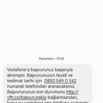 Vodafone Geçiş Talebi Hakkında