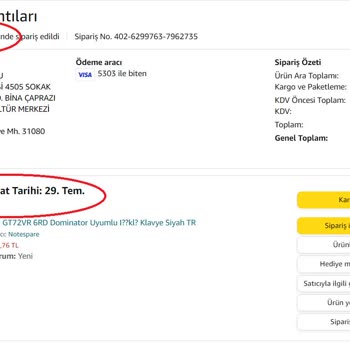 Amazon 2 Haftadır Siparişi Teslim Etmedi Akıbeti Bilinmiyor