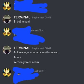 Discord.com P4nel Tehdidi Ve Bıçak Tehdidi