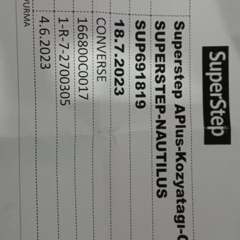 SuperStep 1 Defa Giyilen Ayakkabı Nasıl Kabul Olmaz