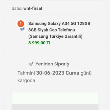 Wnt.com.tr Zamanında Ürün Teslimi