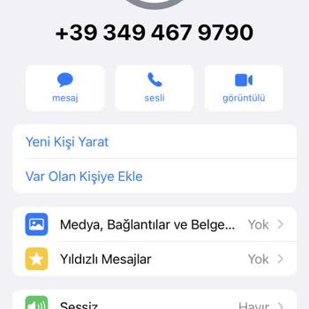 WhatsApp Arama Ve Mesajlar