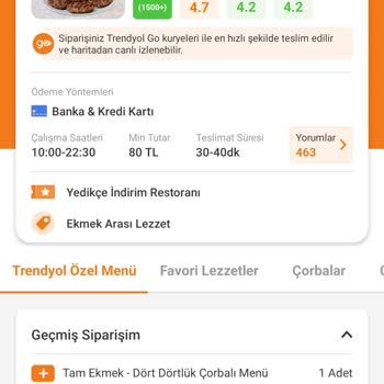 Trendyol'dan Köfteci Yusuf Bostancı Şubesinden Şikayetçiyim
