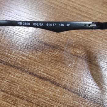 Ray Ban Gözlük Leke