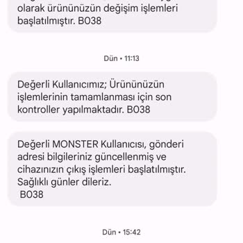 Monster Notebook Arızalı Geldi