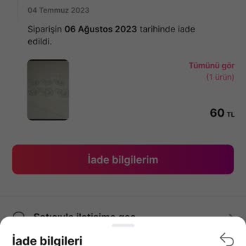 Gardrops İade Para Eksikliği