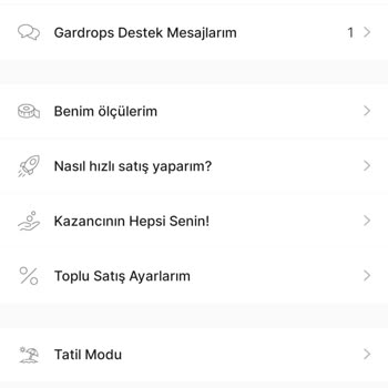 Gardrops İade Para Eksikliği
