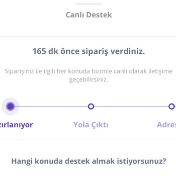 Getir Su 3 Saattir Bekliyorum Hala Hazırlanıyor