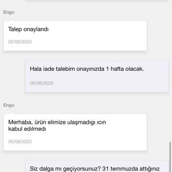 N11 Engo Adlı Satıcı Hasarlı Ürün Göndermesi Ve Parayı İade Etmemesi