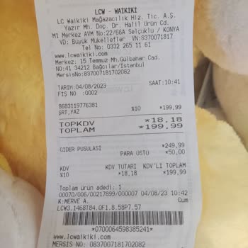 LCW Ücret İadesi Yapmıyor